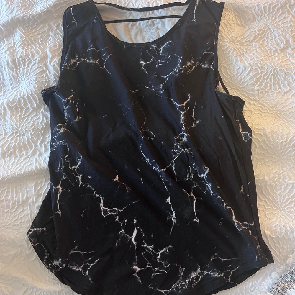 Buff Bunny Black Marble Women's Top